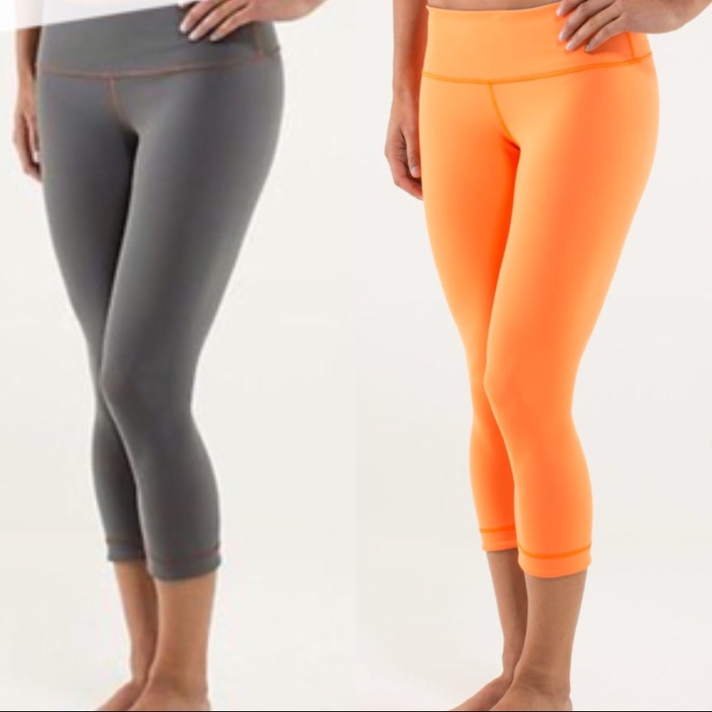 Reversible lululemon crop size 6